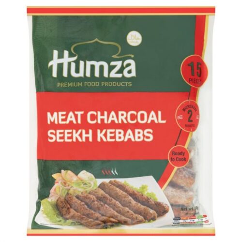 Humza Lahori Meat Charcoal Seekh Kebab (15 pcs) 900 Grams