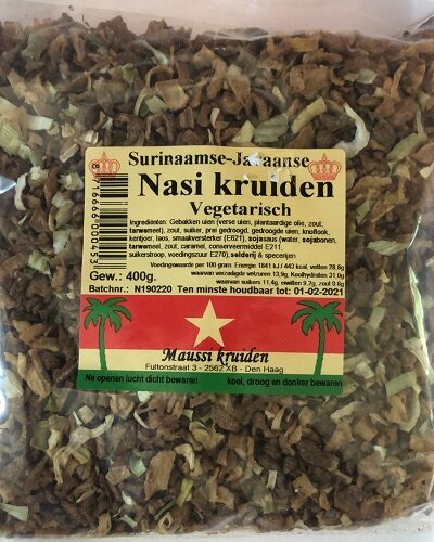 Maussi Kruiden Nasi Kruiden Vegetarisch 400 Grams