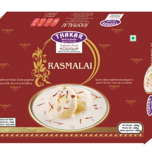 THAKAR RASMALAI (FROZEN) 400 Grams