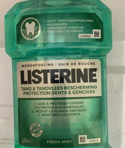 Listerine Cool Mint Mouthwash 500ML