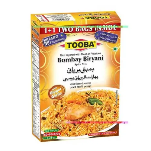 TOOBA BOMBAY BIRYANI SPICE MIX 120 GRAMS