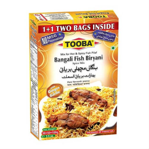 TOOBA BANGALI FISH BIRYANI SPICE MIX 100 GRAMS