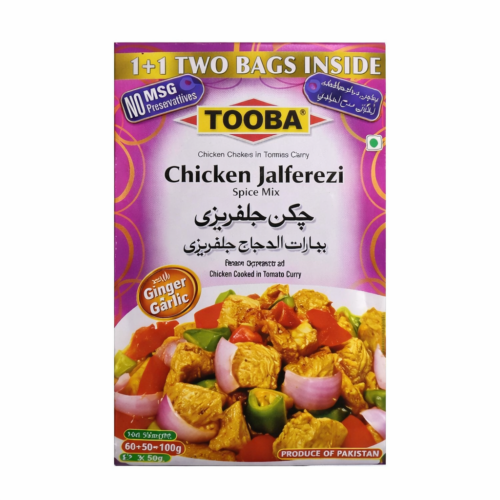 TOOBA CHICKEN JALFREZI SPICE MIX 100 GRAMS