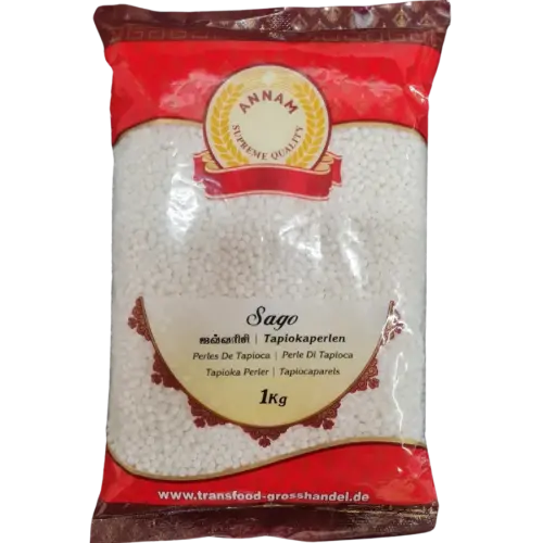 Annam Tapioca Sago Seed Sabudana Big 1 Kg
